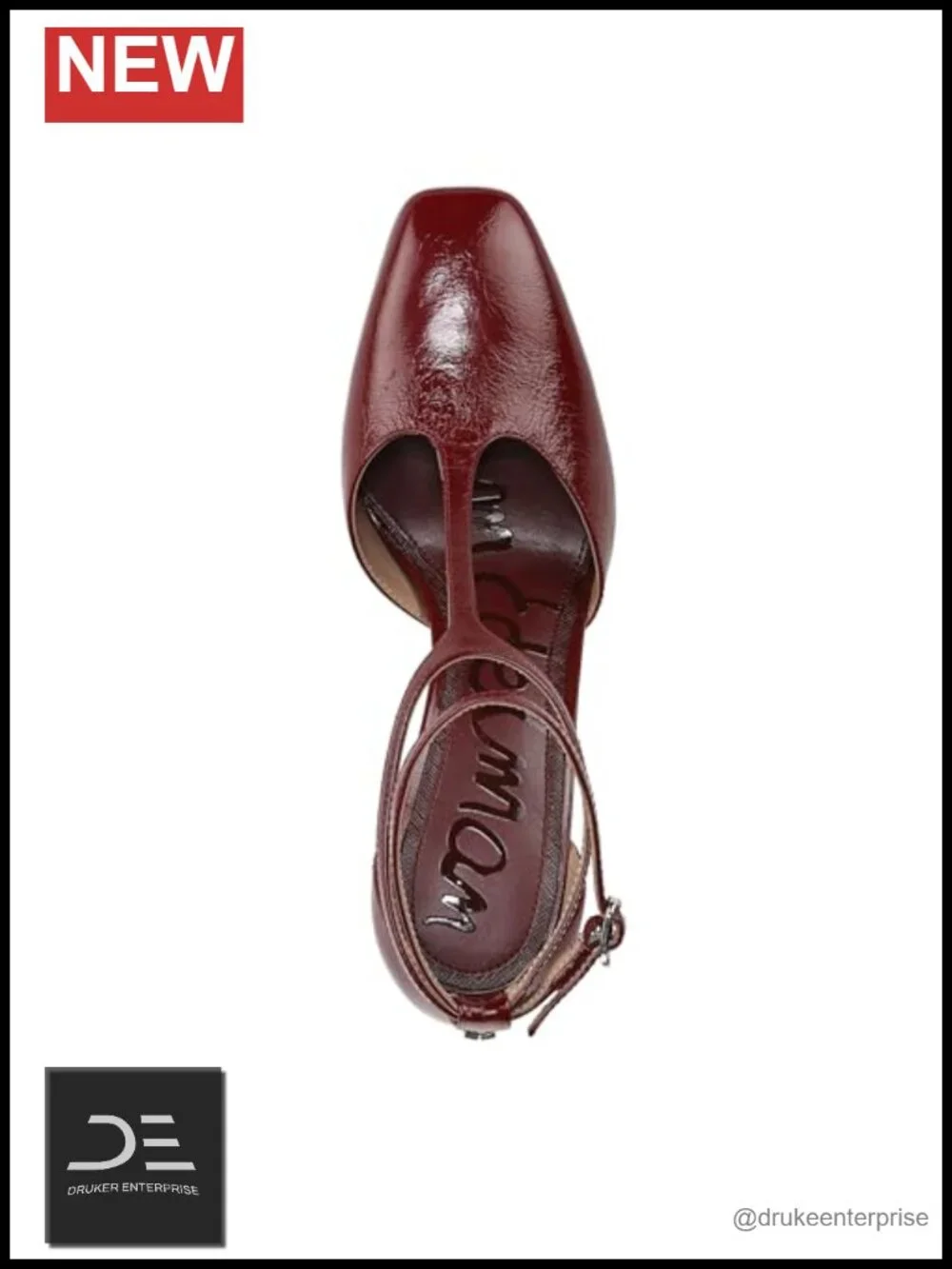 T-Strap Satin Evening Heels 3.75